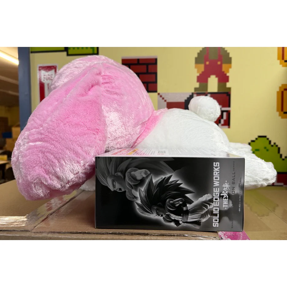 (C#69) (Sold as Singles) Furyu FR19233 Sanrio My Melody Super Super BIG Nesoberi Plush, 19.7" - Image 4