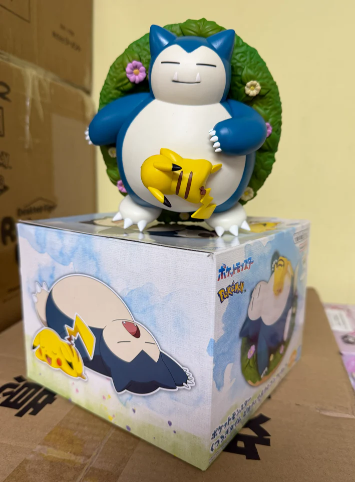(C#75) (Sold as Singles) Banpresto 2807725 Pokemon Relax Time Pikachu & Snorlax Figure, 3.9" - Image 3