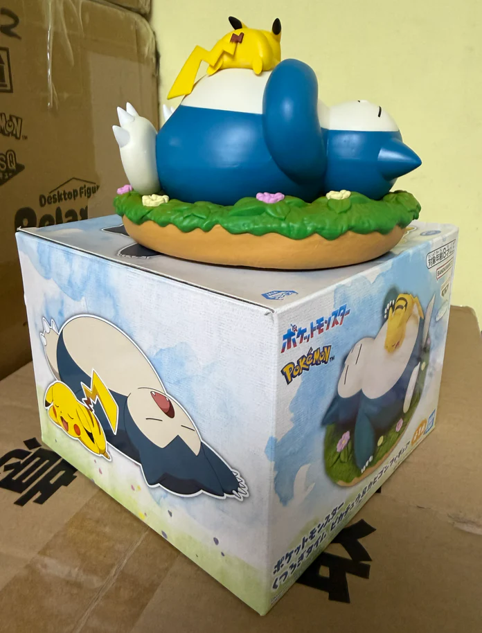 (C#75) (Sold as Singles) Banpresto 2807725 Pokemon Relax Time Pikachu & Snorlax Figure, 3.9" - Image 4