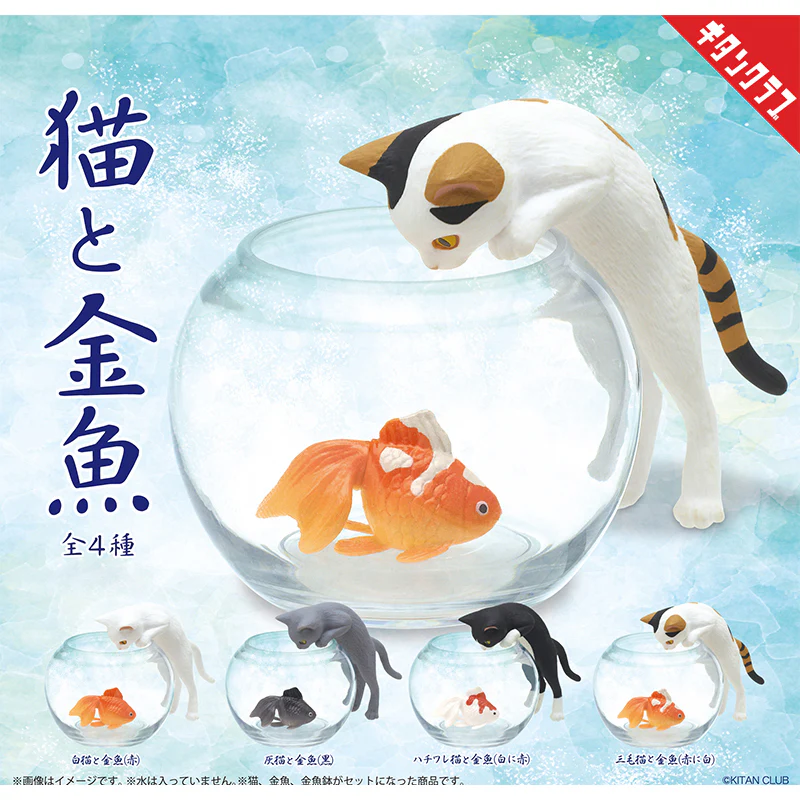 Kitan Club Cat with Goldfish Blind Box Asst (Box of 12) 33200 - Image 2