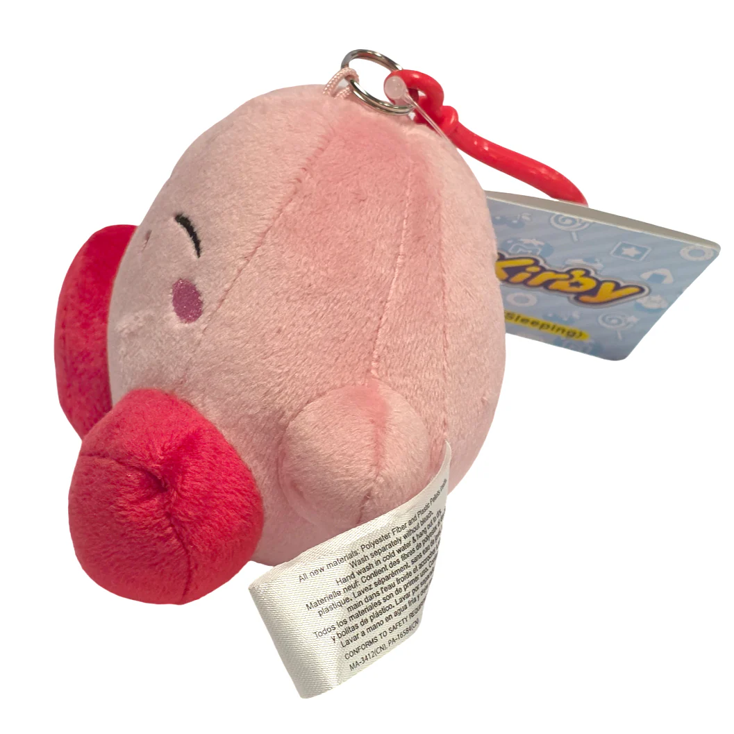 Little Buddy Kirby's Adventure - Kirby Sleeping Pose Plush Dangler, 3.5" - 1712 - Image 4