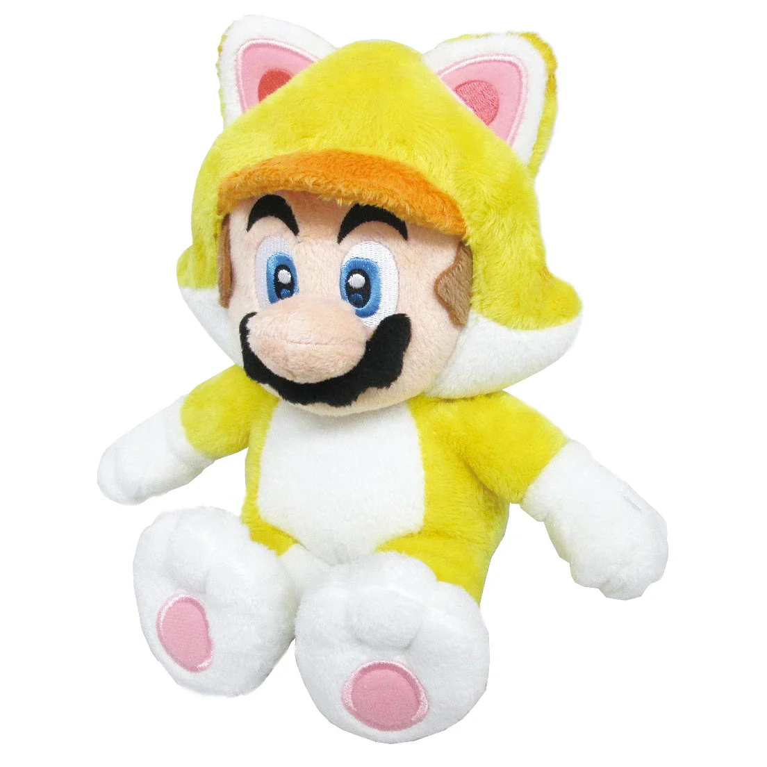 Little Buddy Super Mario 3D World Series Neko Cat Mario Plush, 10" - 1371