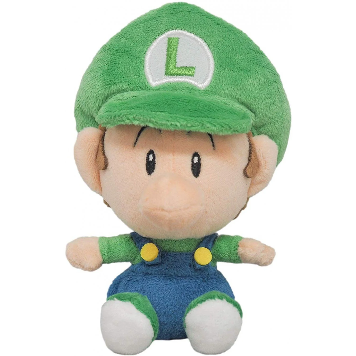 Little Buddy Super Mario All Star Collection Baby Luigi Plush, 6" - 1248