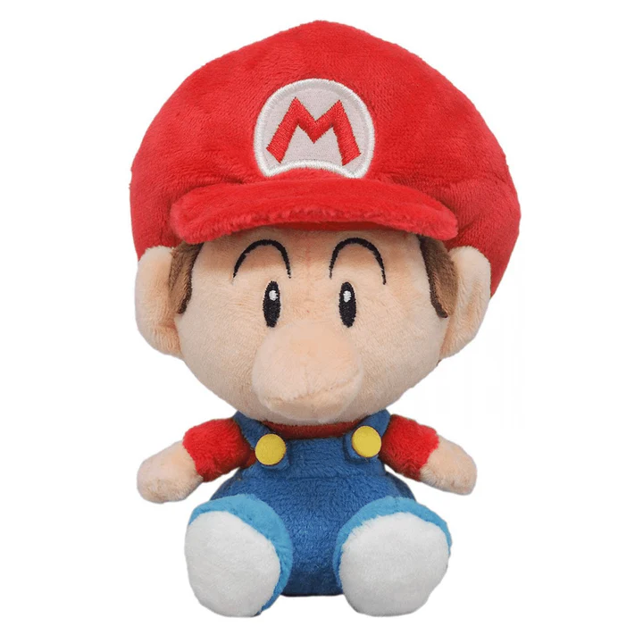 Little Buddy Super Mario All Star Collection Baby Mario Plush, 6" - 1247