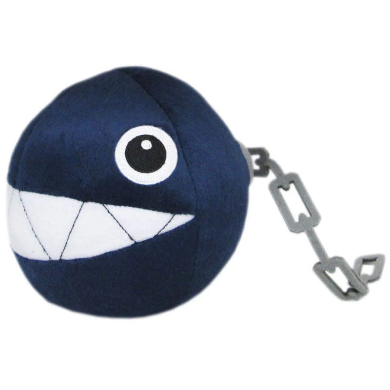 Little Buddy Super Mario All Star Collection Chain Chomp Plush, 5" - 1592