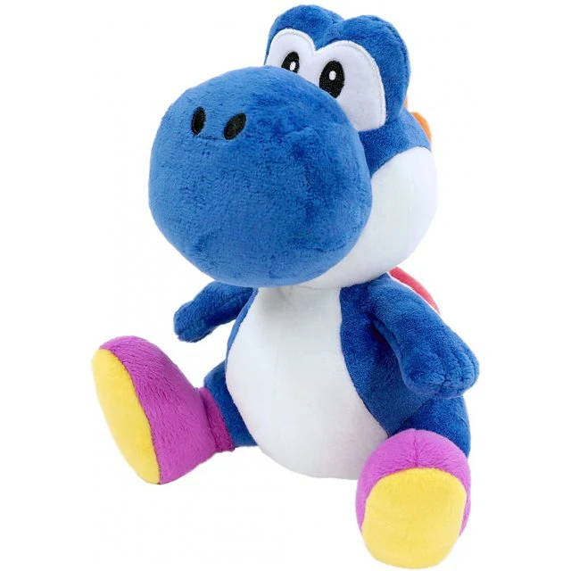 Little Buddy Super Mario All Star Yoshi - Dark Blue Yoshi Plush, 7" - 1388