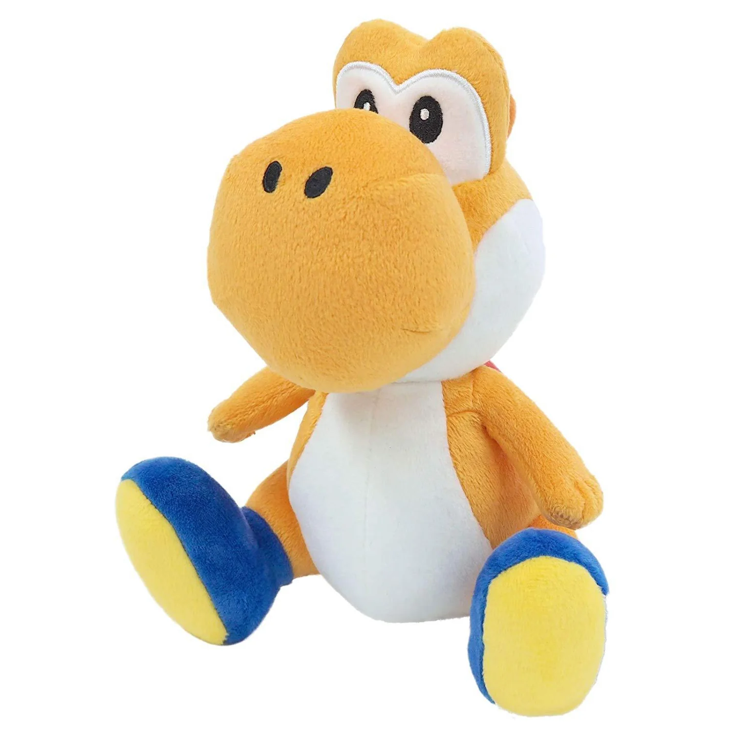 Little Buddy Super Mario All Star Yoshi - Orange Yoshi Plush, 7" - 1390