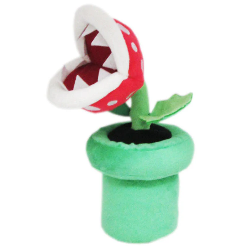 Little Buddy Super Mario All Star Collection Piranha Plant Plush, 9" - 1594