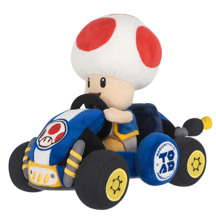 Little Buddy Super Mario - Mario Kart World: Toad Plush, 9" - 2015