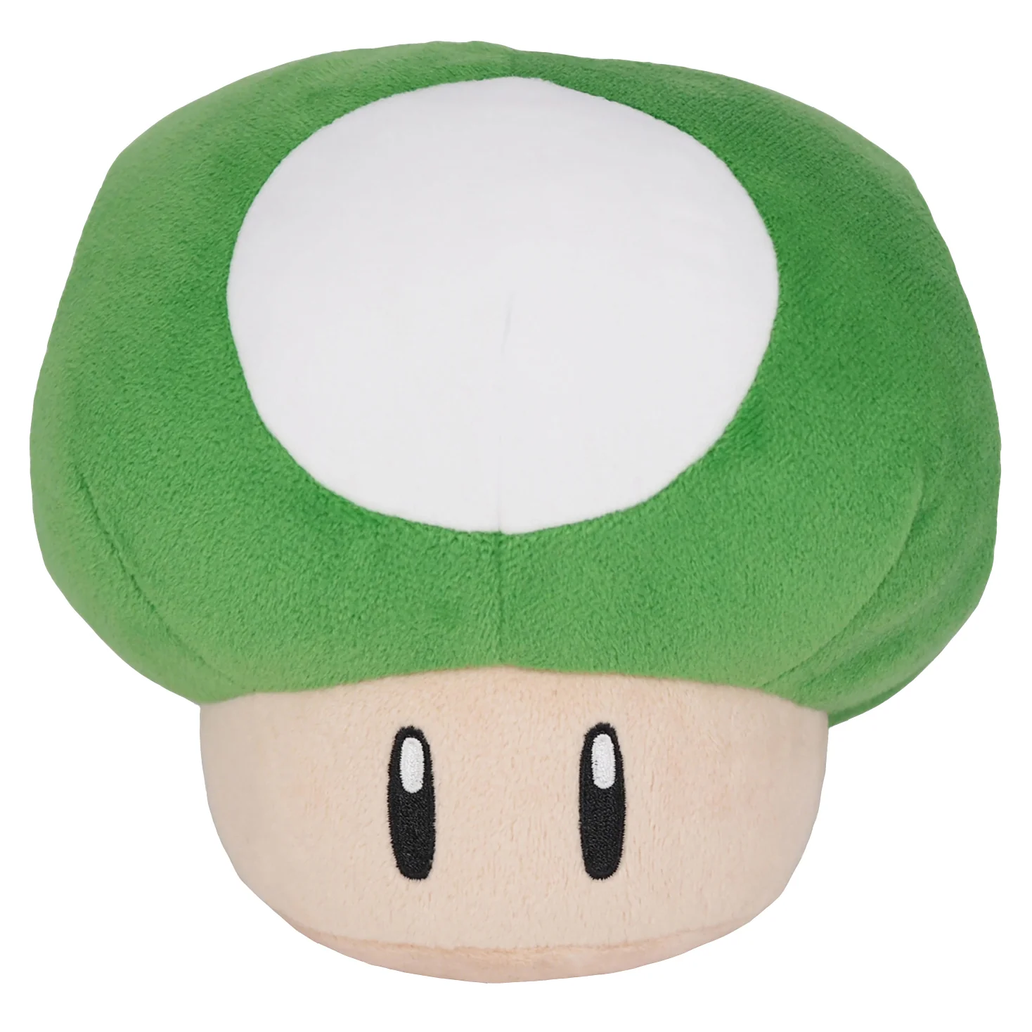 Little Buddy Super Mario All Star Collection Green 1-Up Mushroom Plush, 6" - 1821