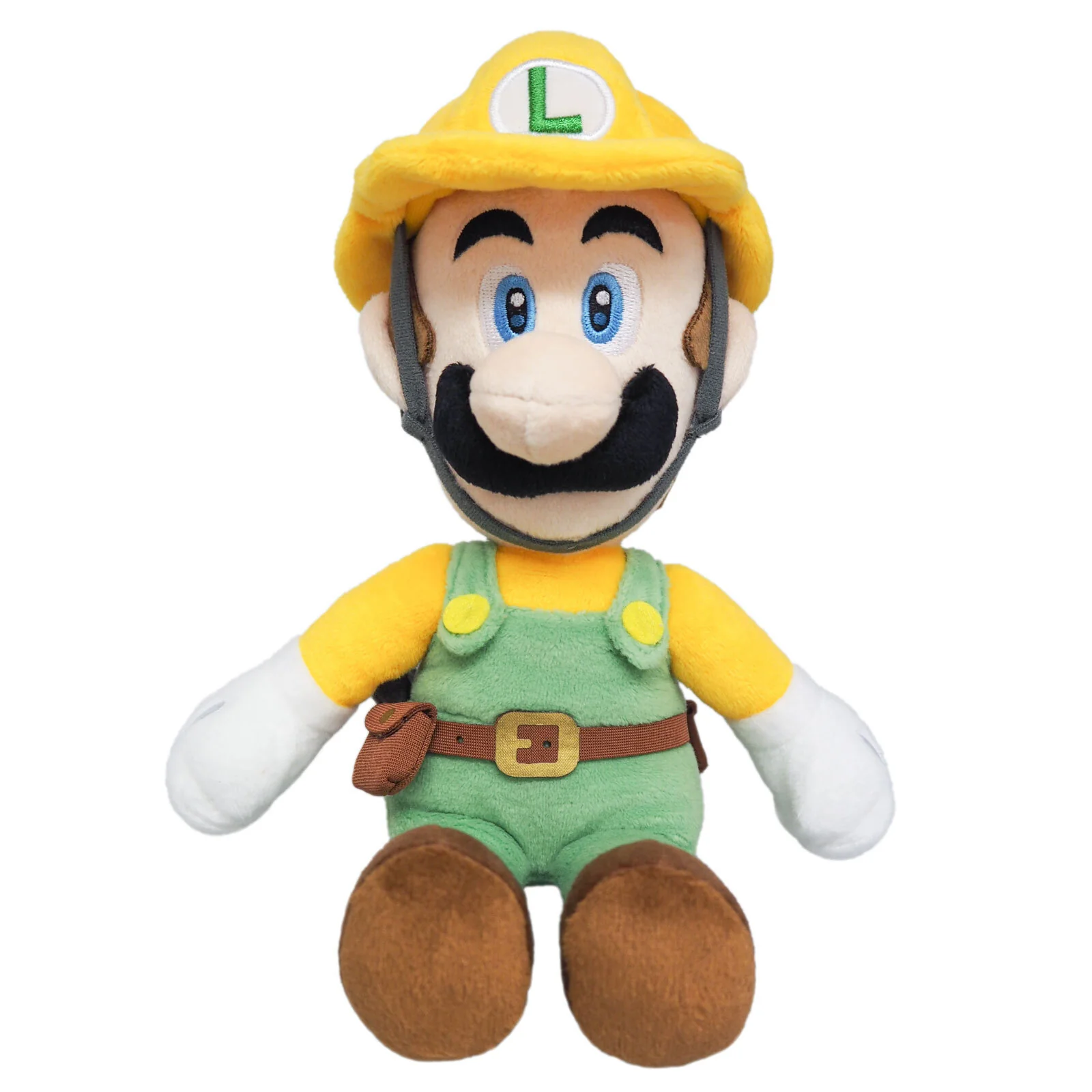 Little Buddy Super Mario Maker 2 Builder Luigi Plush, 10" - 1732