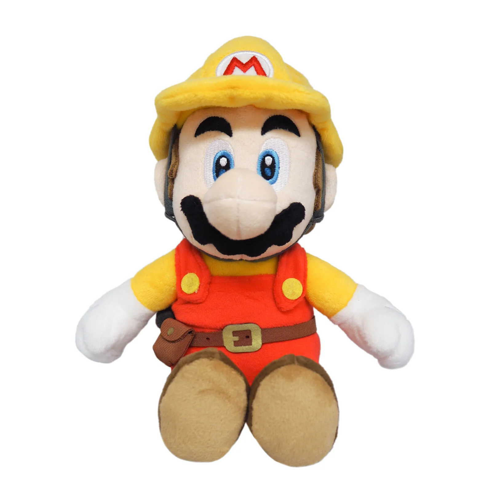 Little Buddy Super Mario Maker 2 Builder Mario Plush, 9.5" - 1731