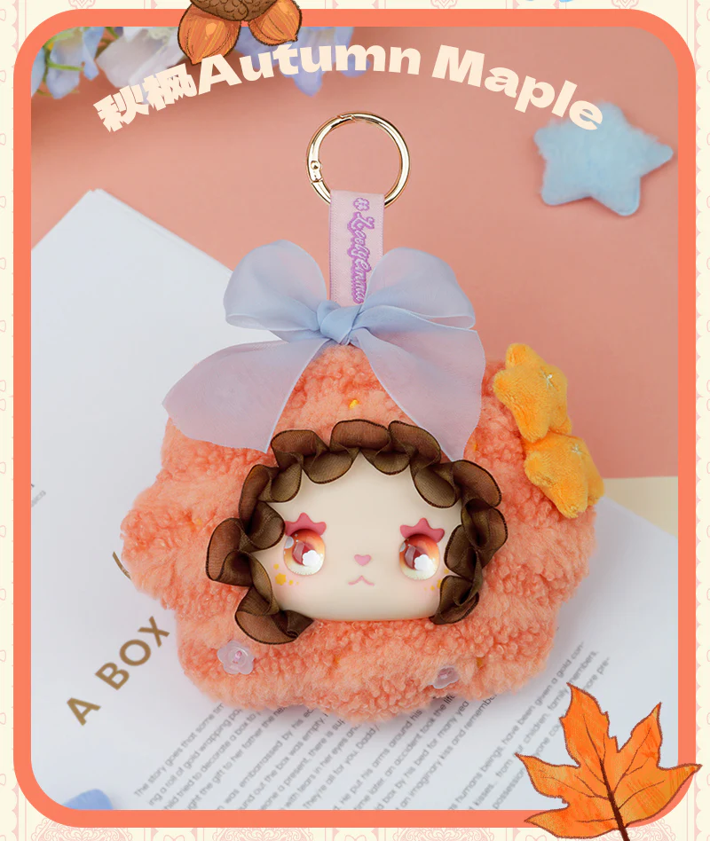 Lucky Emma LOVELY EMMA Flower Floral Seasons Series Vinyl Face Plush Pendant Blind Box (Box of 8) MJ-000099 - Image 10