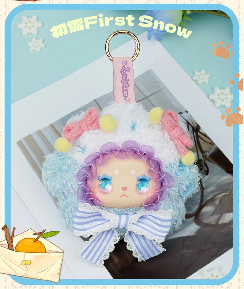 Lucky Emma LOVELY EMMA Flower Floral Seasons Series Vinyl Face Plush Pendant Blind Box (Box of 8) MJ-000099 - Image 12
