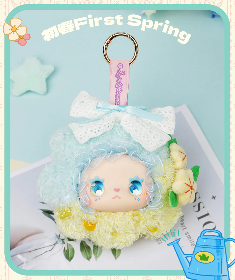 Lucky Emma LOVELY EMMA Flower Floral Seasons Series Vinyl Face Plush Pendant Blind Box (Box of 8) MJ-000099 - Image 5