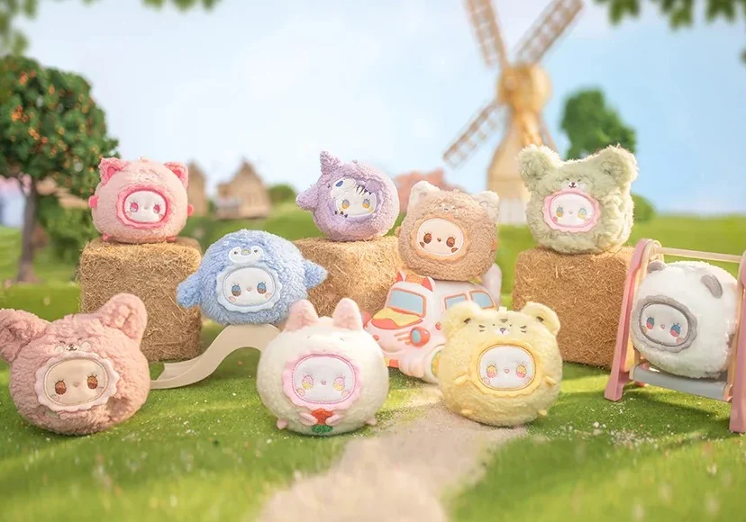 Lucky Emma Rua Rua Zoo Tuan Tuan Series Plush Pendant Blind Box (Box of 6) MJ-000067 - Image 3