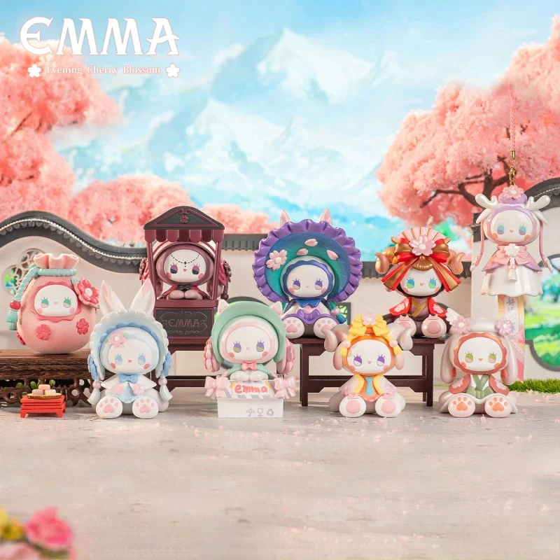 Lucky Emma Secret Forest (Evening) Cherry Blossom Figure Blind Box (Box of 8) MJ-000063 - Image 3