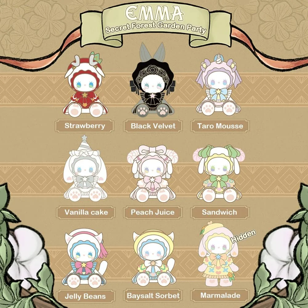 Lucky Emma Secret Forest Garden Party Series Figure Blind Box (Box of 8) YC-102 - Image 4