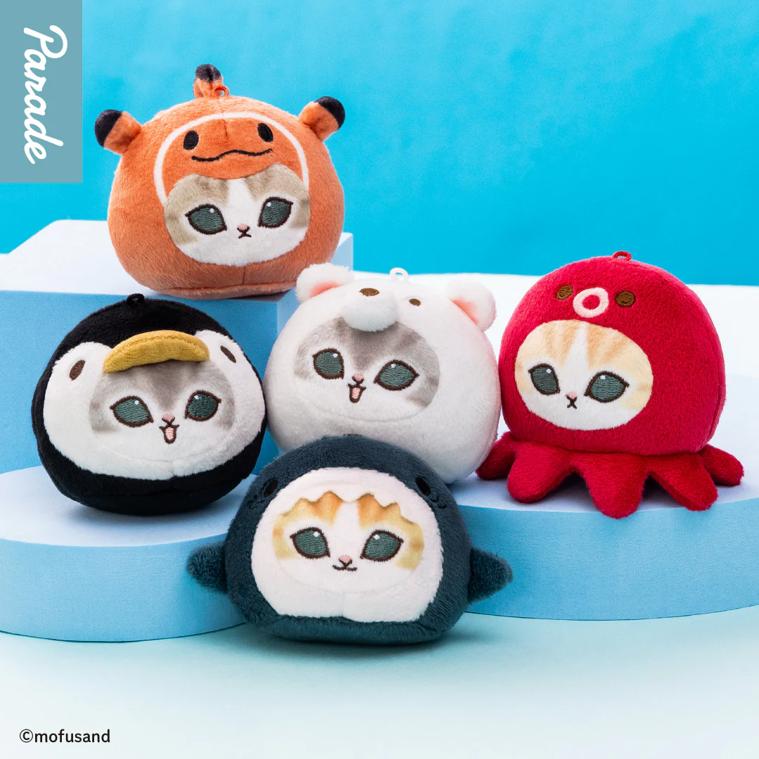 Parade Mofusand Marine Life Face Plush Blind Box Asst (Box of 6) 17344 - Image 4