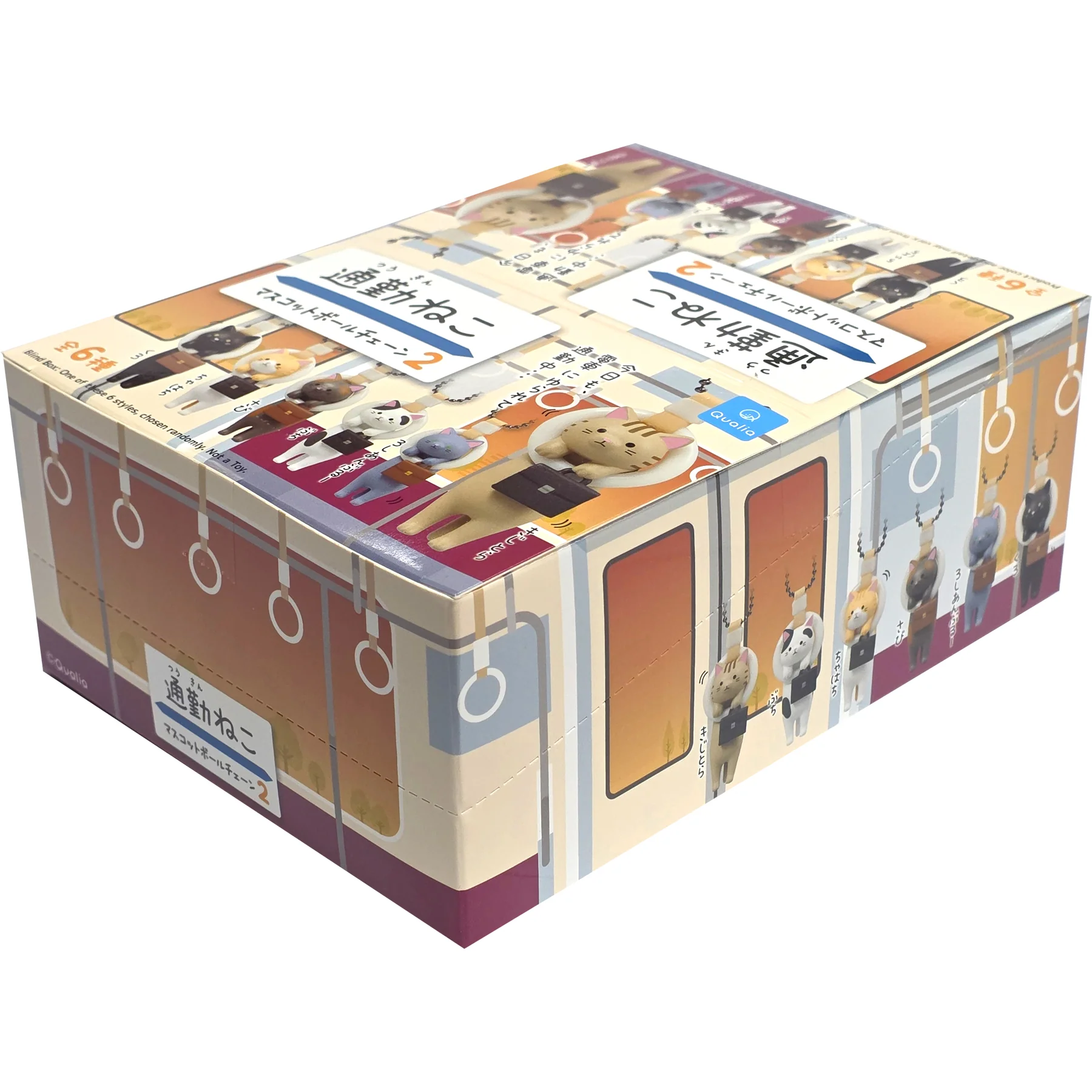Qualia Commuter Cat Vol.2 Blind Box Asst (Box of 12) QL1003