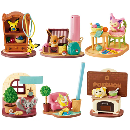 Rement DesQ Pokemon Desktop Figure - Relaxing Home! Blind Box (Box of 6) - Image 2