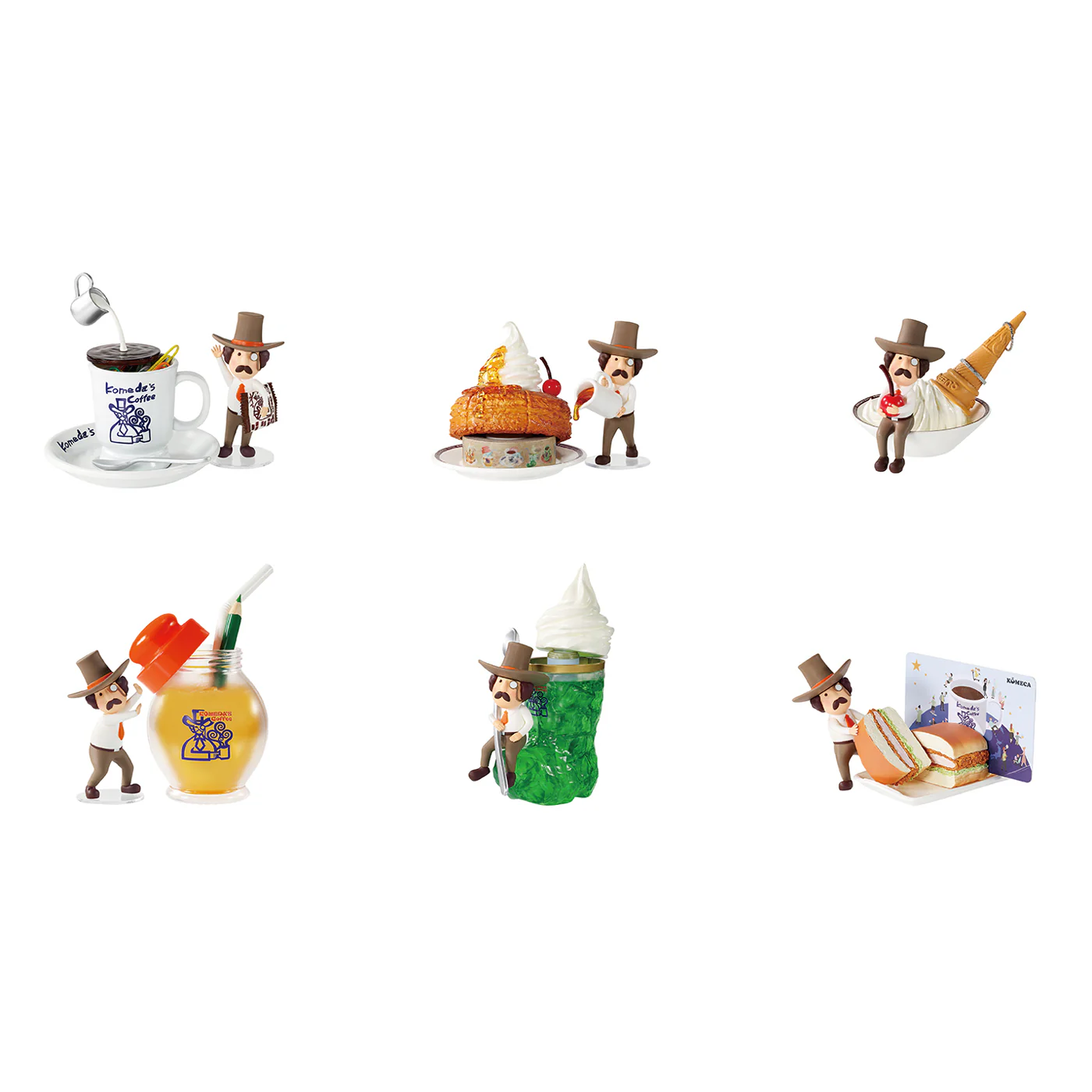 Rement Komeda's Coffee Desktop Figure Blind Box Asst (Box of 6) 20946 - Image 2
