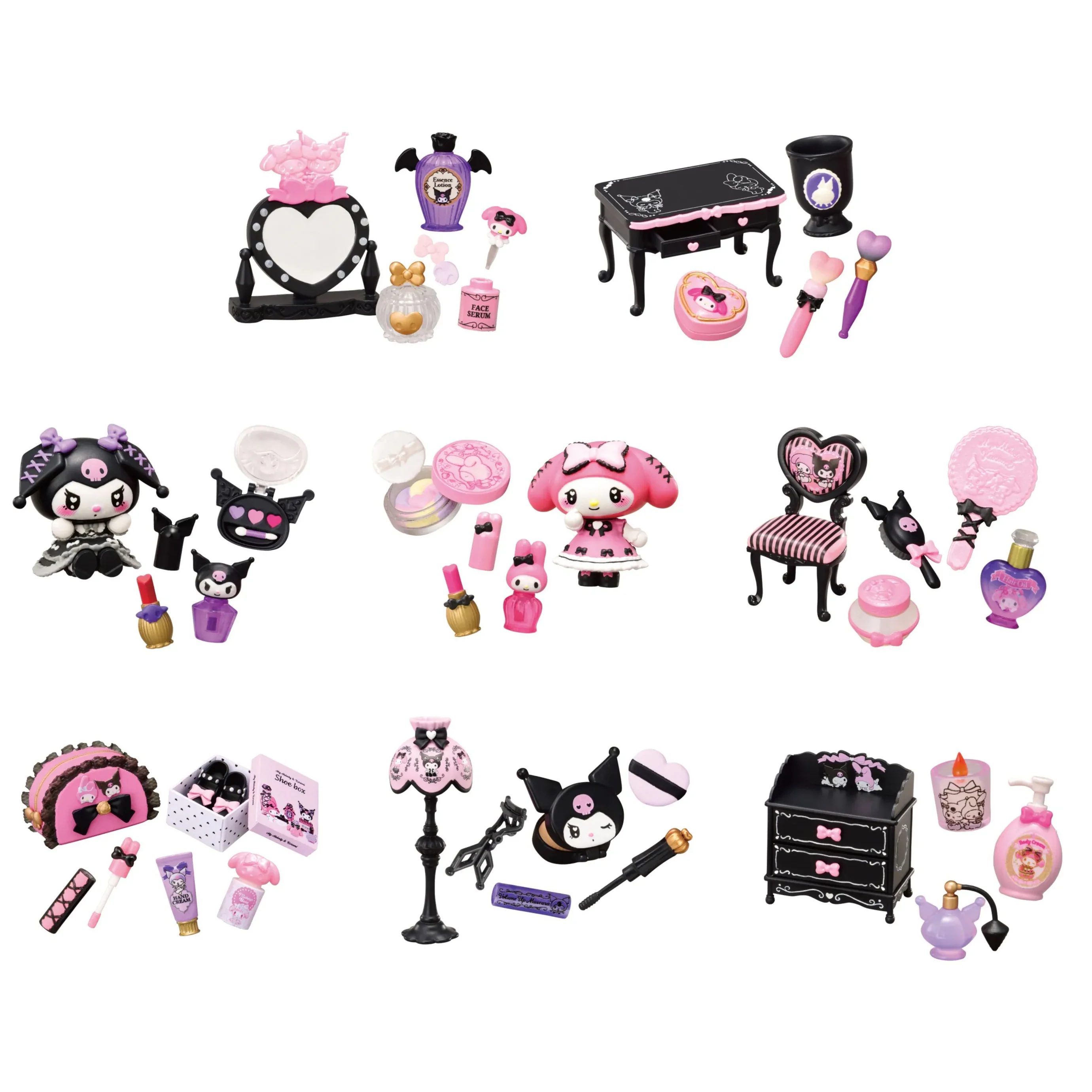 Rement Sanrio My Melody And Kuromi Mischievous Cosmetics Blind Box (Box of 8) - Image 2