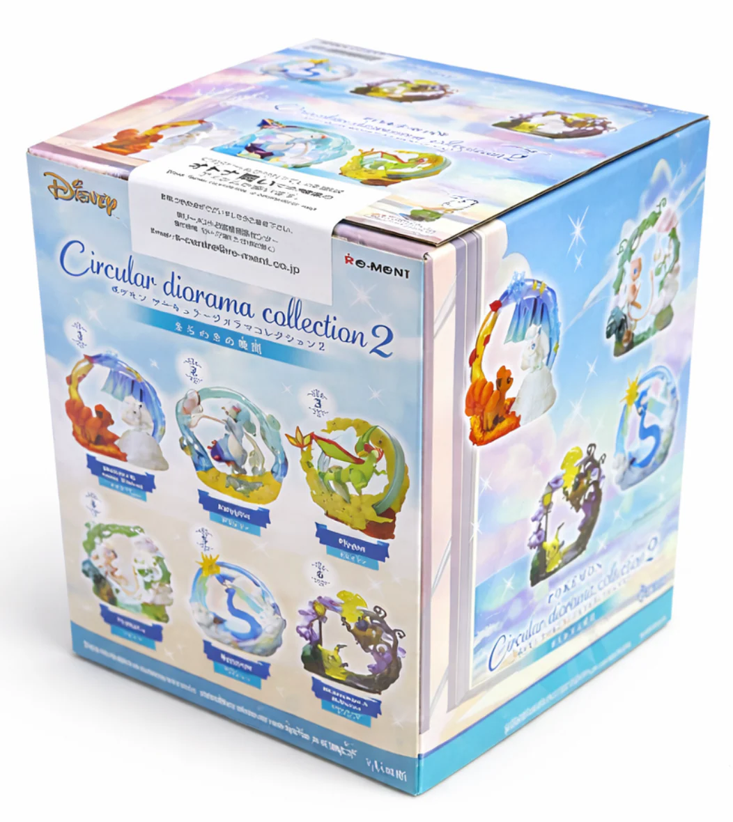 Rement Pokemon Circular Diorama Collection 2 - A Sparkling Moment Blind Box (Box of 6)