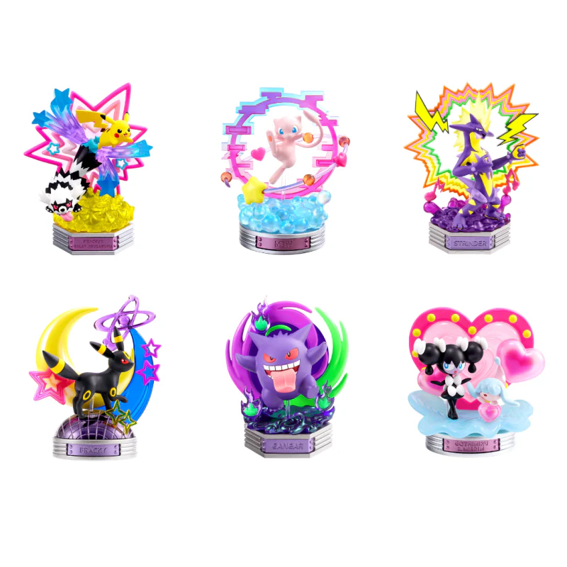 Rement Pokemon Neon Party Blind Box (Box of 6) - Image 2