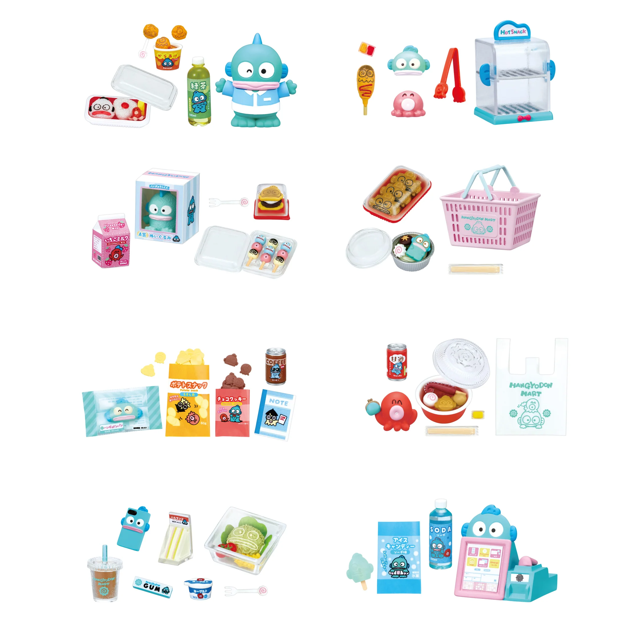 Rement Sanrio Hangyodon Mart Blind Box (Box of 8) - Image 3
