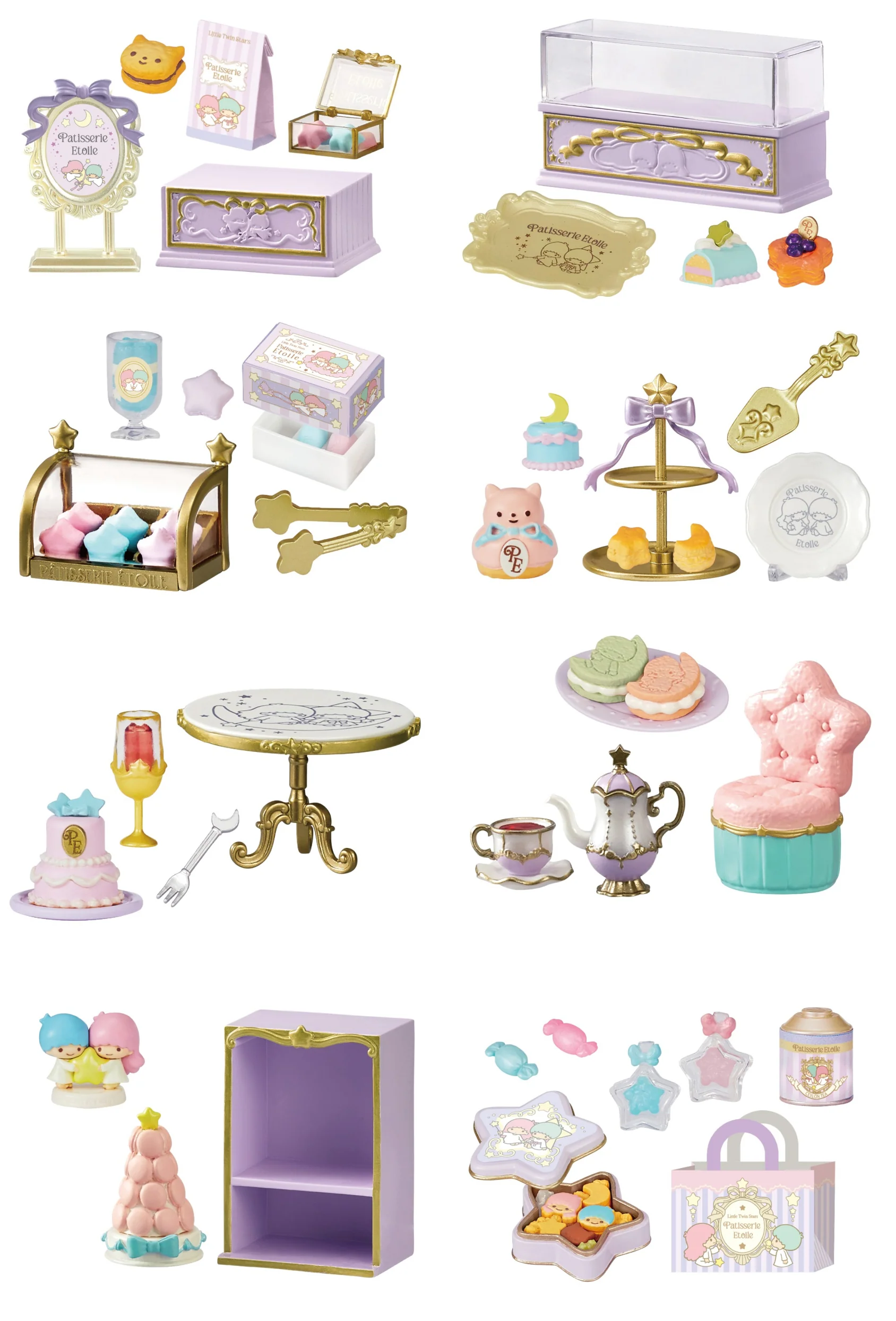 Rement Sanrio Little Twin Stars Kiki & Lala's Patisserie Etoile Blind Box (Box of 8) - Image 2