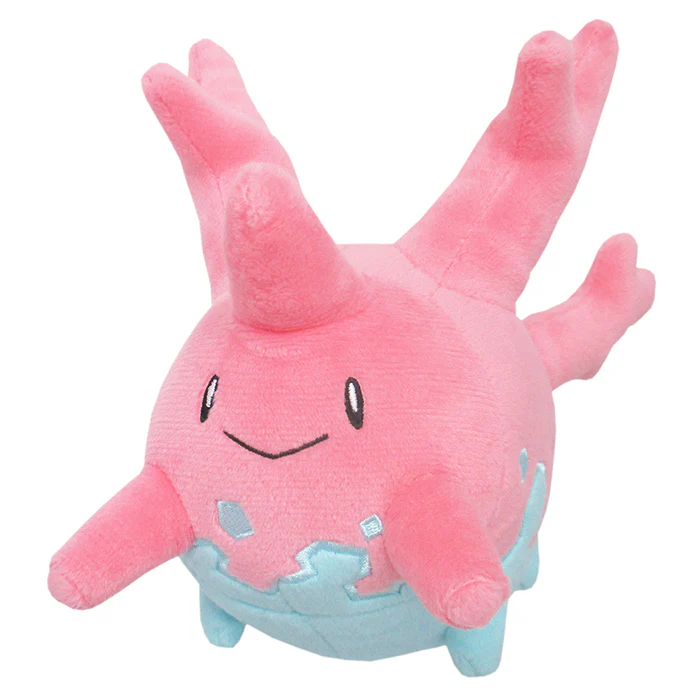 Sanei Pokemon All Star Collection PP113 Corsola Plush, 7"