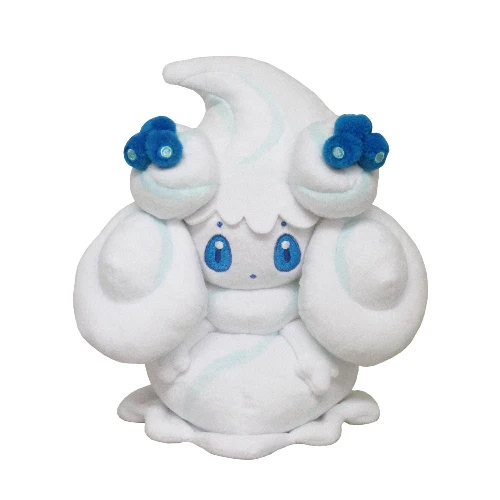 Sanei Pokemon All Star Collection PP180 Alcremie Milky Salt Plush, 7" - Image 2