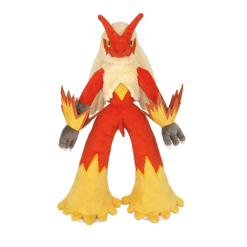 Sanei Pokemon All Star Collection PP217 Blaziken Plush, 12" - Image 2