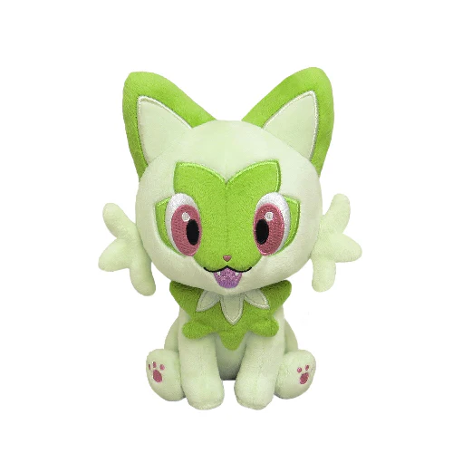 Sanei Pokemon All Star Collection PP233 Sprigatito Plush, 6" - Image 2