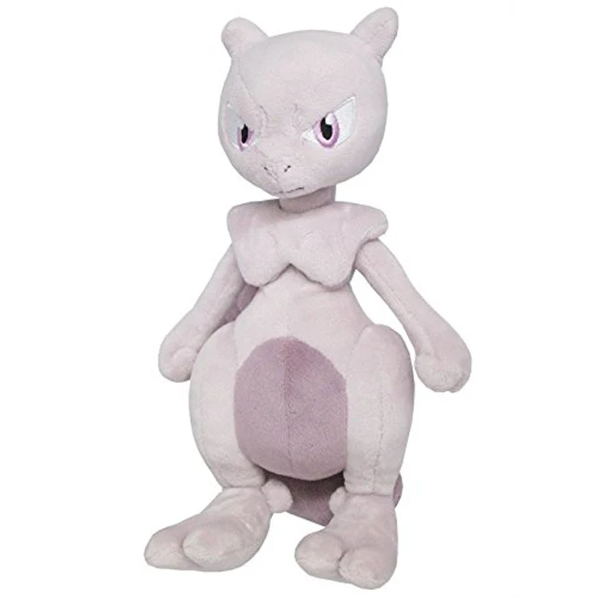 Sanei Pokemon All Star Collection PP24 Mewtwo Plush, 10.5"
