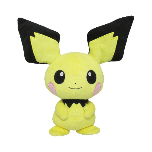 Sanei Pokemon All Star Collection PP25 Pichu Plush, 8" - Image 2