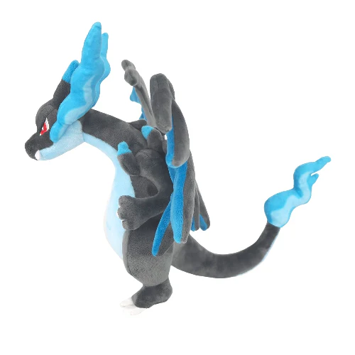 Sanei Pokemon All Star Collection PP281 Mega Charizard X Plush, 10" - Image 4