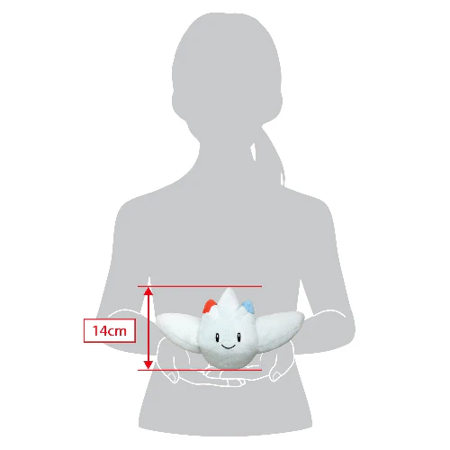 Sanei Pokemon All Star Collection PP296 Togekiss Plush, 5" - Image 6