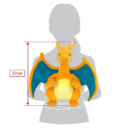 Sanei Pokemon All Star Collection PP300 Charizard (Medium) Plush, 15" - Image 6