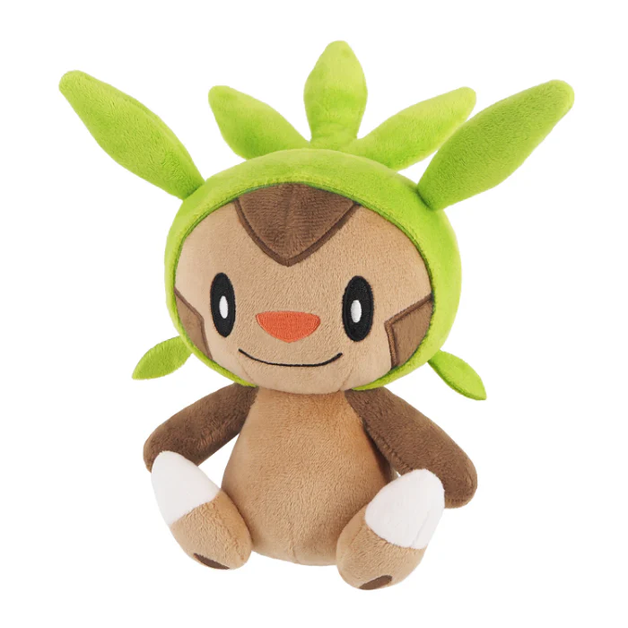 Sanei Pokemon All Star Collection PP304 Chespin Plush, 8"