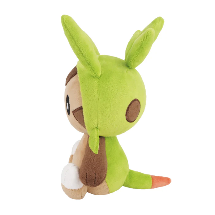 Sanei Pokemon All Star Collection PP304 Chespin Plush, 8" - Image 3
