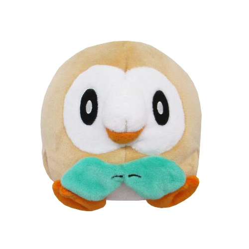Sanei Pokemon All Star Collection PP54 Rowlet Plush, 4.5" - Image 2