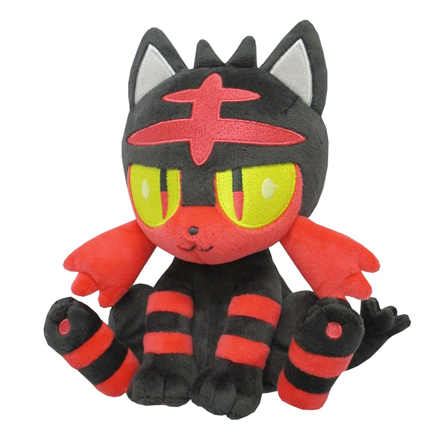 Sanei Pokemon All Star Collection PP55 Litten Plush, 7"