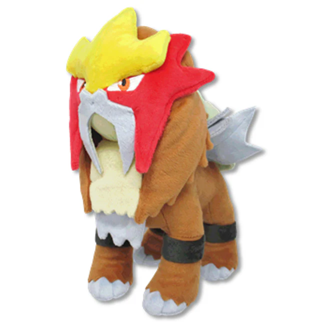 Sanei Pokemon All Star Collection PP63 Entei Plush, 9"