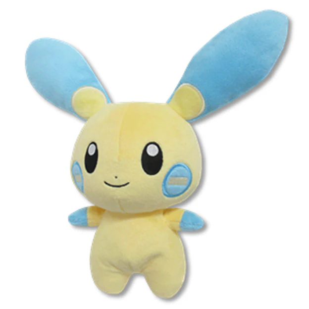 Sanei Pokemon All Star Collection PP70 Minun Plush, 9"