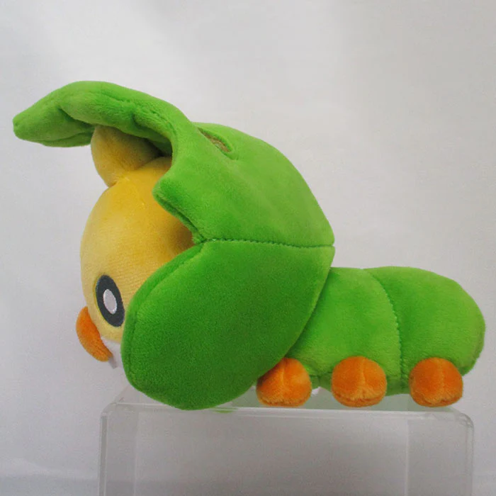 Sanei Pokemon All Star Collection PP92 Sewaddle Plush, 6" - Image 3