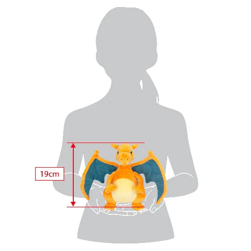 Sanei Pokemon All Star Collection PP95 Charizard Plush, 8" - Image 5