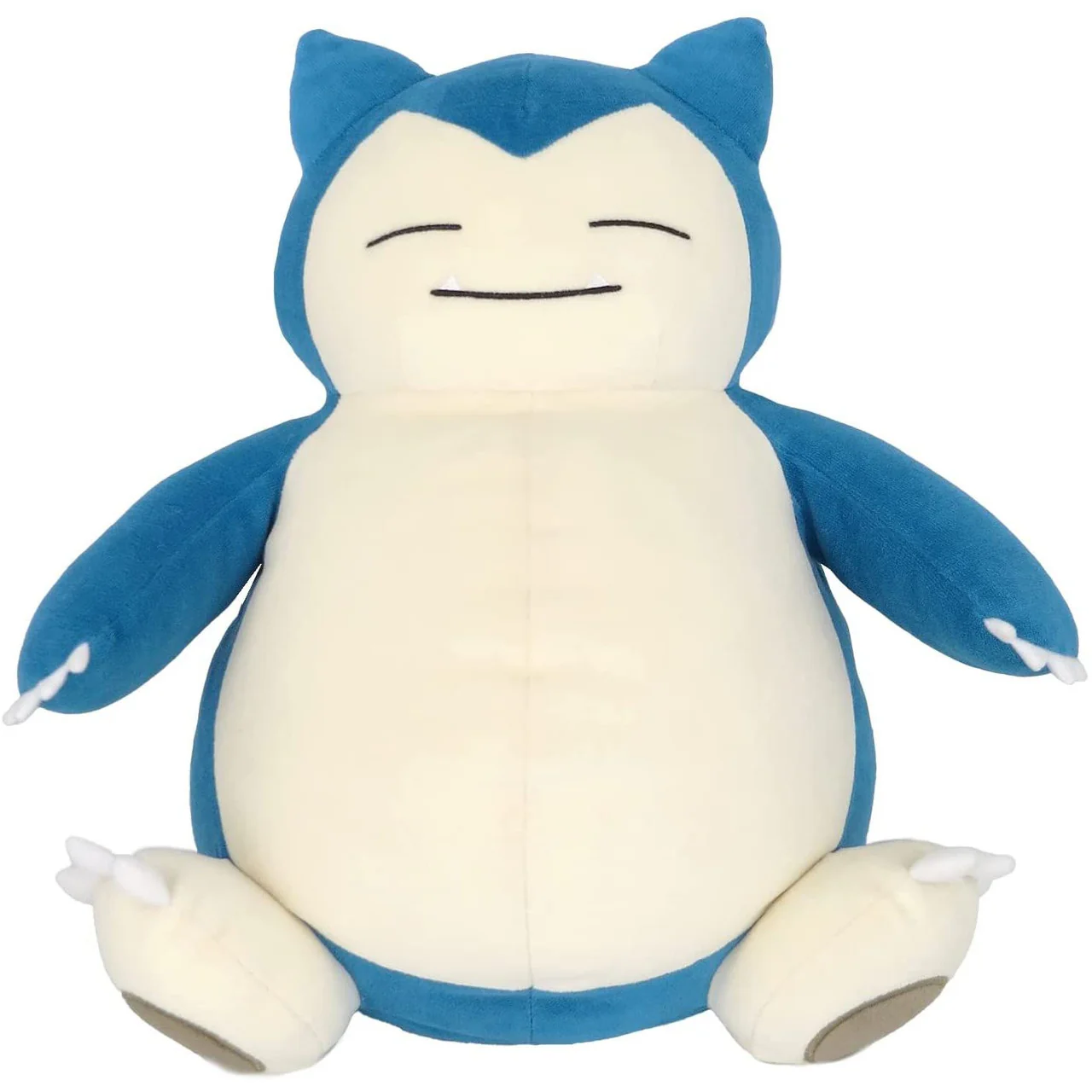Sanei Pokemon All Star Collection PZ04 Mochifuwa Cushion Snorlax Plush, 15" - Image 2