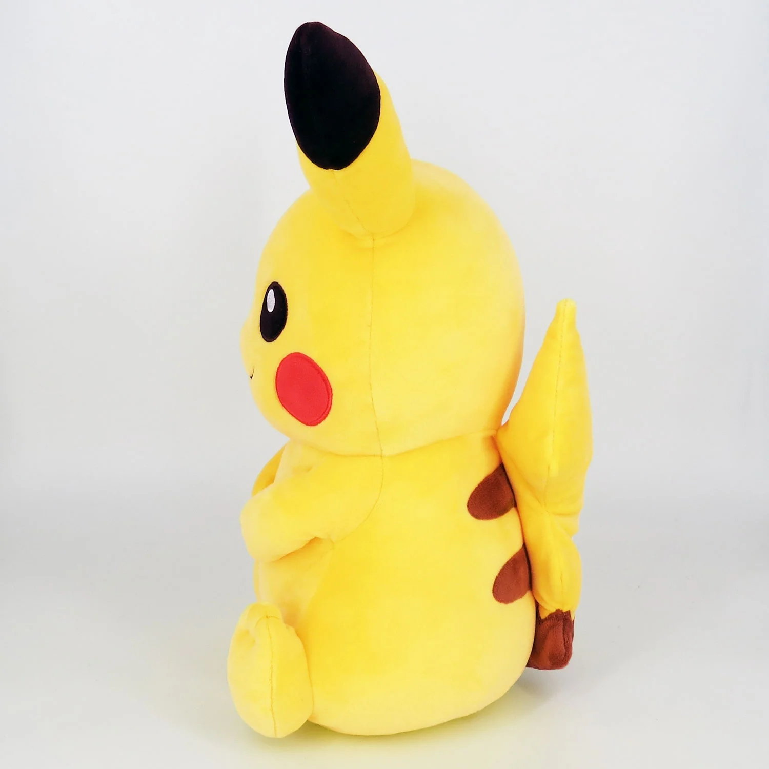 Sanei Pokemon All Star Collection PZ60 PoteHagu Cushion Pikachu Plush, 14" - Image 3